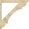 Ekena Millwork Olympic Slat Rough Sawn Outlooker, Douglas Fir, 6"W x 48"D x 48"H OUT06X48X48OLY06RDF - alternate 2